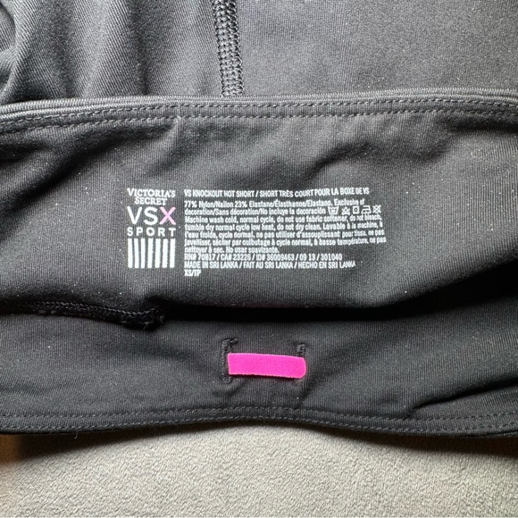 Victoria’s Secret XS Sport Scrunch Black Shorts - Picture 3 of 4